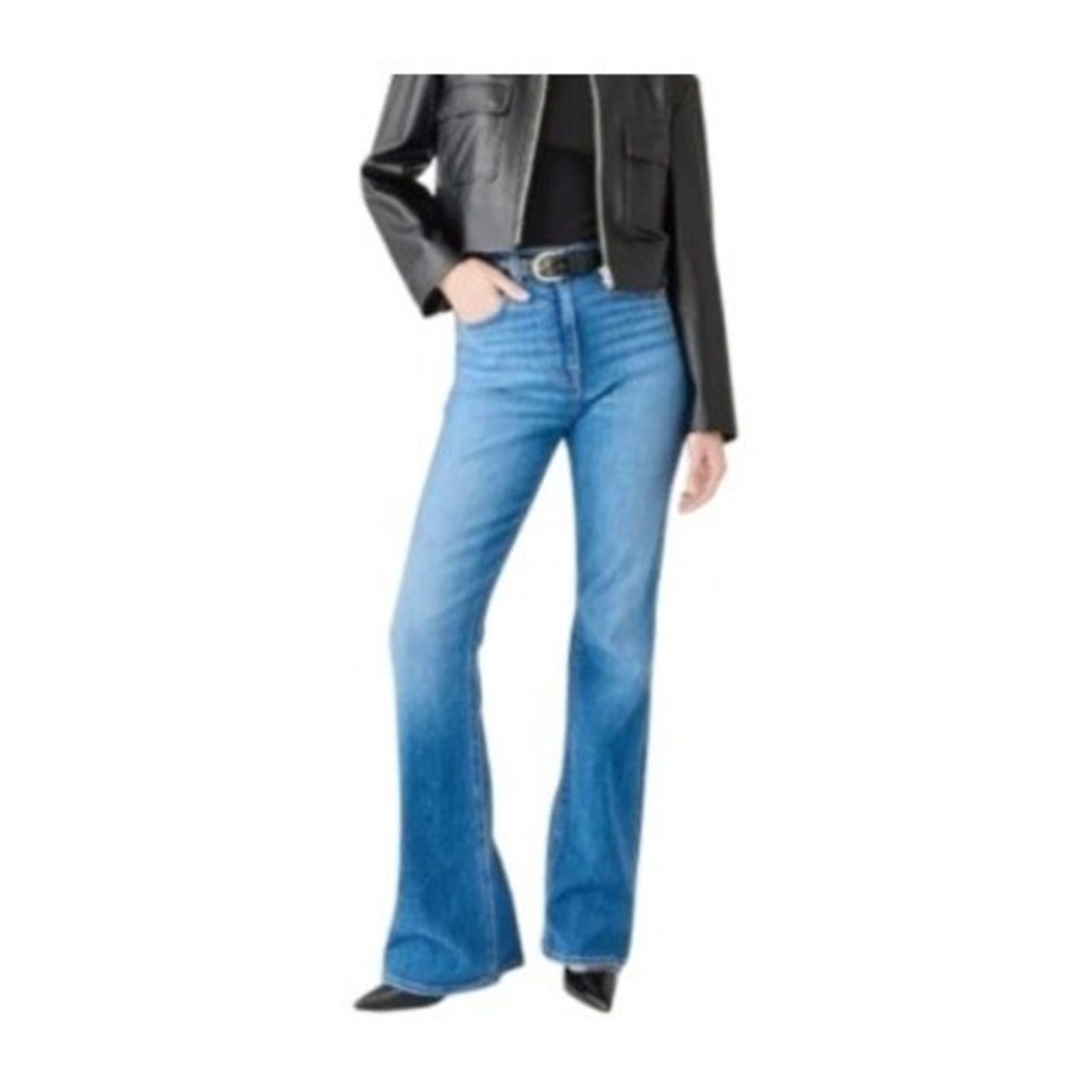 J. Crew Skinny Flare Jeans Margaret Blue Medium Wash Denim 26
